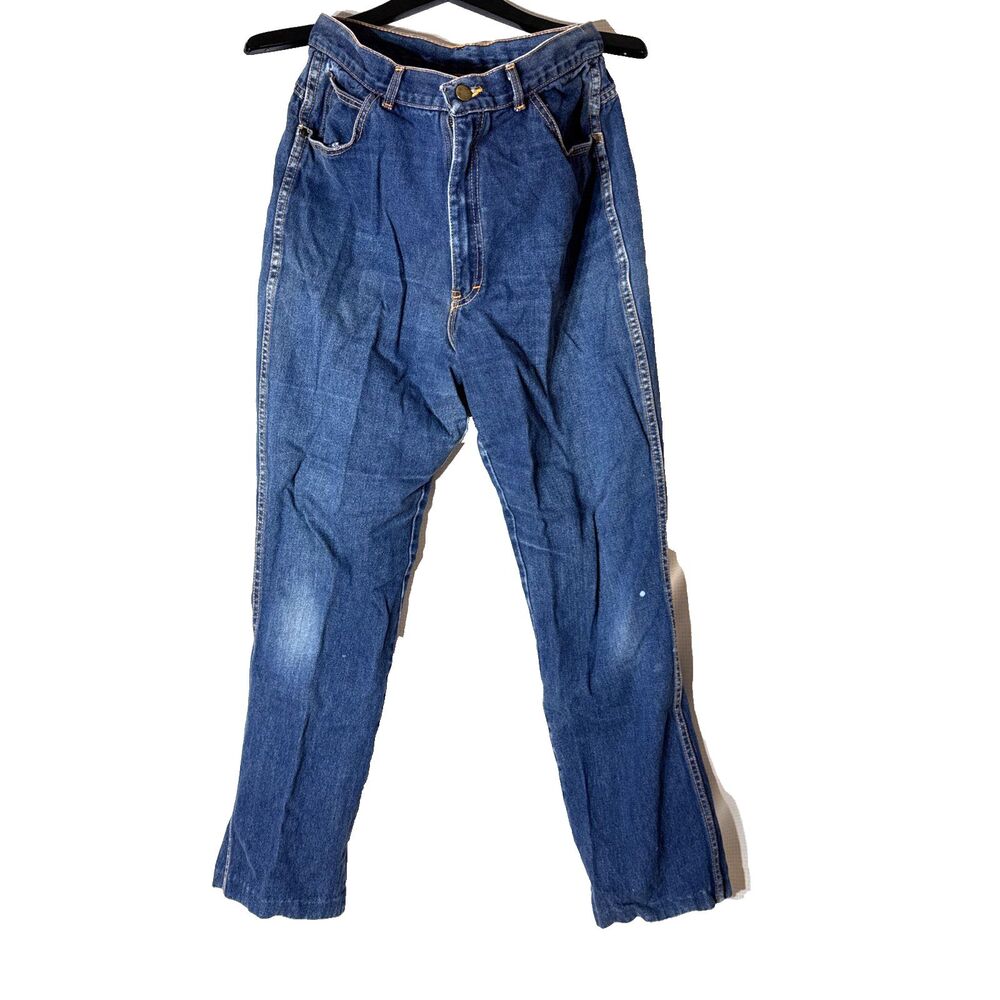 Vintage PS Gitano Jeans Womens Tapered Leg High Rise Blue Denim Dark Wash 90s